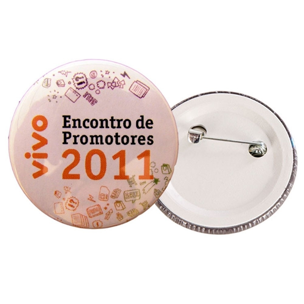 Botton Americano 2,5 cm Personalizado -BT25